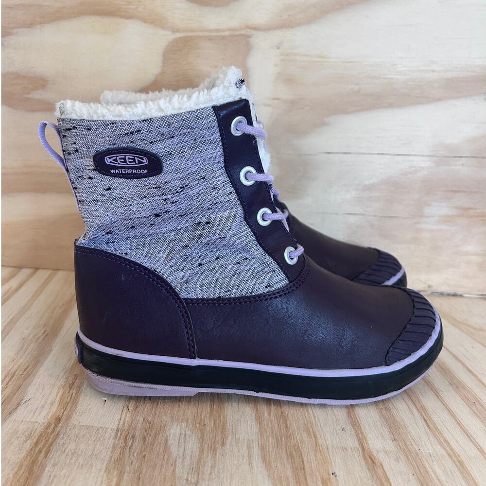 Keen - Elsa Lilac Plum WP - Boots - Purple/Gray - Big Girl's - 5 - 1015491